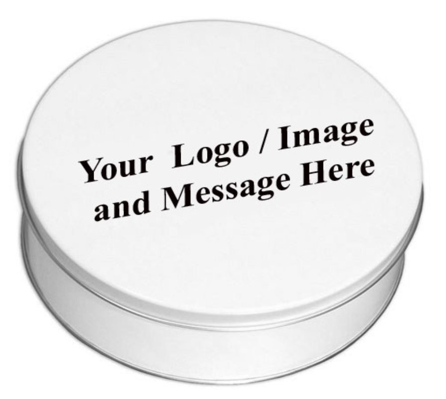 Custom Logo White Tin